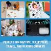 imageJay Franco Kids Nap Mat with Embedded Pillow ampamp Blanket  Soft 46quotx20quot Microfiber Sleeping Bag with Name Tag ampamp Handle for School Travel Sleepover Gray  Star WarsGray  Star Wars
