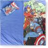 imageJay Franco Kids Slumber Bag and Pillow  54 x 27 Inch Comfy Indoor Sleeping Bag for School and Sleepovers 2 Piece Set Blue  Star WarsBlue  Avengers
