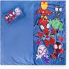 imageJay Franco Kids Slumber Bag and Pillow  54 x 27 Inch Comfy Indoor Sleeping Bag for School and Sleepovers 2 Piece Set Blue  Star WarsBlue  Spidey  His Amazing Friends