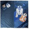 imageJay Franco Kids Slumber Bag and Pillow  54 x 27 Inch Comfy Indoor Sleeping Bag for School and Sleepovers 2 Piece Set Blue  Star WarsBlue  Star Wars