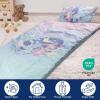 imageJay Franco Kids Slumber Bag and Pillow  54 x 27 Inch Comfy Indoor Sleeping Bag for School and Sleepovers 2 Piece Set Blue  Star WarsMulti  Lilo  Stitch