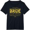 imageStar Wars Best Bride in the Galaxy Honeymoon Wedding Party TShirtBlack
