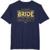 imageStar Wars Best Bride in the Galaxy Honeymoon Wedding Party TShirtNavy Blue
