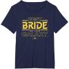 imageStar Wars Best Bride in the Galaxy Honeymoon Wedding Party TShirtNavy Blue