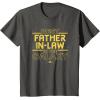 imageStar Wars Best FatherinLaw in the Galaxy Fathers Day TShirtAsphalt Grey