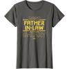 imageStar Wars Best FatherinLaw in the Galaxy Fathers Day TShirtAsphalt Grey