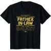 imageStar Wars Best FatherinLaw in the Galaxy Fathers Day TShirtBlack