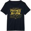 imageStar Wars Best FatherinLaw in the Galaxy Fathers Day TShirtBlack