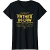 imageStar Wars Best FatherinLaw in the Galaxy Fathers Day TShirtBlack