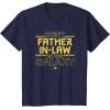 imageStar Wars Best FatherinLaw in the Galaxy Fathers Day TShirtNavy Blue