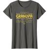 imageStar Wars Best Grandpa in the Galaxy Birthday Fathers Day TShirtAsphalt Grey