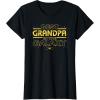 imageStar Wars Best Grandpa in the Galaxy Birthday Fathers Day TShirtBlack