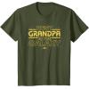 imageStar Wars Best Grandpa in the Galaxy Birthday Fathers Day TShirtOlive Green