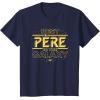 imageStar Wars Best Pre in the Galaxy Birthday La Fte des Pres TShirtNavy Blue