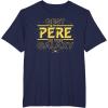 imageStar Wars Best Pre in the Galaxy Birthday La Fte des Pres TShirtNavy Blue