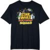 imageStar Wars Classic Movie Characters Retro Toon Birthday Squad TShirtBlack