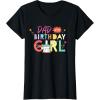 imageStar Wars Grogu Mandalorian Toon Dad of the Birthday Girl TShirtBlack