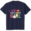imageStar Wars Grogu Mandalorian Toon Dad of the Birthday Girl TShirtNavy Blue