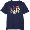imageStar Wars Grogu Mandalorian Toon Dad of the Birthday Girl TShirtNavy Blue