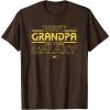 imageStar Wars Best Grandpa in the Galaxy Birthday Fathers Day TShirtBrown