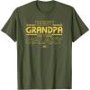 imageStar Wars Best Grandpa in the Galaxy Birthday Fathers Day TShirtOlive Green