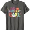 imageStar Wars Grogu Mandalorian Toon Dad of the Birthday Girl TShirtAsphalt Grey