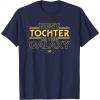 imageStar Wars Best Tochter in the Galaxy Family Trip German TShirtNavy Blue