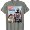 imageStar Wars The Mandalorian The Child Painting TShirtOlive Heather
