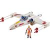 imageSTAR WARS Epic World of Action Luke Skywalkers Force Strike XWing 4Inch Scale Action Figure ampamp Vehicle Toys for Boys ampamp Girls Ages 4