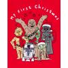 imageSTAR WARS Fathers Day Christmas Baby Girls Bodysuit Newborn to Infant Sizes Newborn  24 MonthsRed  Christmas