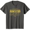 imageStar Wars Best Maestra in the Galaxy Teacher Gift Spanish TShirtAsphalt Grey
