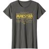 imageStar Wars Best Maestra in the Galaxy Teacher Gift Spanish TShirtAsphalt Grey