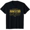 imageStar Wars Best Maestra in the Galaxy Teacher Gift Spanish TShirtBlack