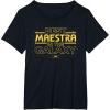 imageStar Wars Best Maestra in the Galaxy Teacher Gift Spanish TShirtBlack