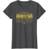 imageStar Wars Best Maestra in the Galaxy Teacher Gift Spanish TShirtDark Heather Grey