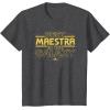 imageStar Wars Best Maestra in the Galaxy Teacher Gift Spanish TShirtDark Heather Grey