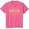 imageStar Wars Best Maestra in the Galaxy Teacher Gift Spanish TShirtPink Heather