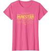imageStar Wars Best Maestra in the Galaxy Teacher Gift Spanish TShirtPink Heather