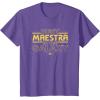 imageStar Wars Best Maestra in the Galaxy Teacher Gift Spanish TShirtPurple Heather