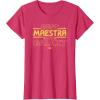 imageStar Wars Best Maestra in the Galaxy Teacher Gift Spanish TShirtRed Heather