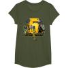 imageStar Wars Classic Characters Fifth Birthday 5 Years Old TShirtOlive Green