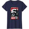 imageStar Wars Darth Vader There is No Escape Its My Birthday TShirtNavy Blue
