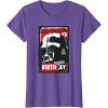 imageStar Wars Darth Vader There is No Escape Its My Birthday TShirtPurple Heather