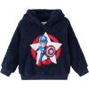 imageDisney Marvel Spiderman Star Wars Toy Story Boy Girl Hoodies Pullover Sweatshirts Lightweight Zip Up Hooded Toddler Kid 212YCaptain Americadeep Blue