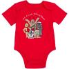 imageSTAR WARS Fathers Day Christmas Baby Girls Bodysuit Newborn to Infant Sizes Newborn  24 MonthsRed  Christmas