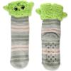 imageSTAR WARS Womens The Mandalorian Cozy Warmer SocksGrey3d Ears