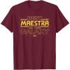 imageStar Wars Best Maestra in the Galaxy Teacher Gift Spanish TShirtBurgundy