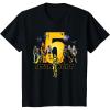 imageStar Wars Classic Characters Fifth Birthday 5 Years Old TShirtBlack