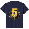 imageStar Wars Classic Characters Fifth Birthday 5 Years Old TShirtNavy Blue