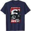 imageStar Wars Darth Vader There is No Escape Its My Birthday TShirtNavy Blue